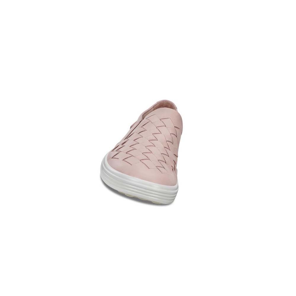 Ecco Soft 7 Woven Fritidssko Dame Rosa | NO 82OKI